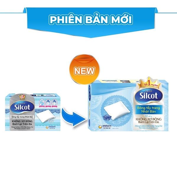  Bông Tẩy Trang Silcot Velvet Touch Cotton - 82 Miếng 