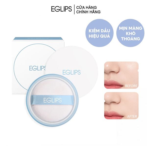 Phấn Phủ Dạng Bột Kiềm Dầu, Làm Dịu Da, Cho Da Mịn Màng Eglips Oil Cut Sebum Powder 7g