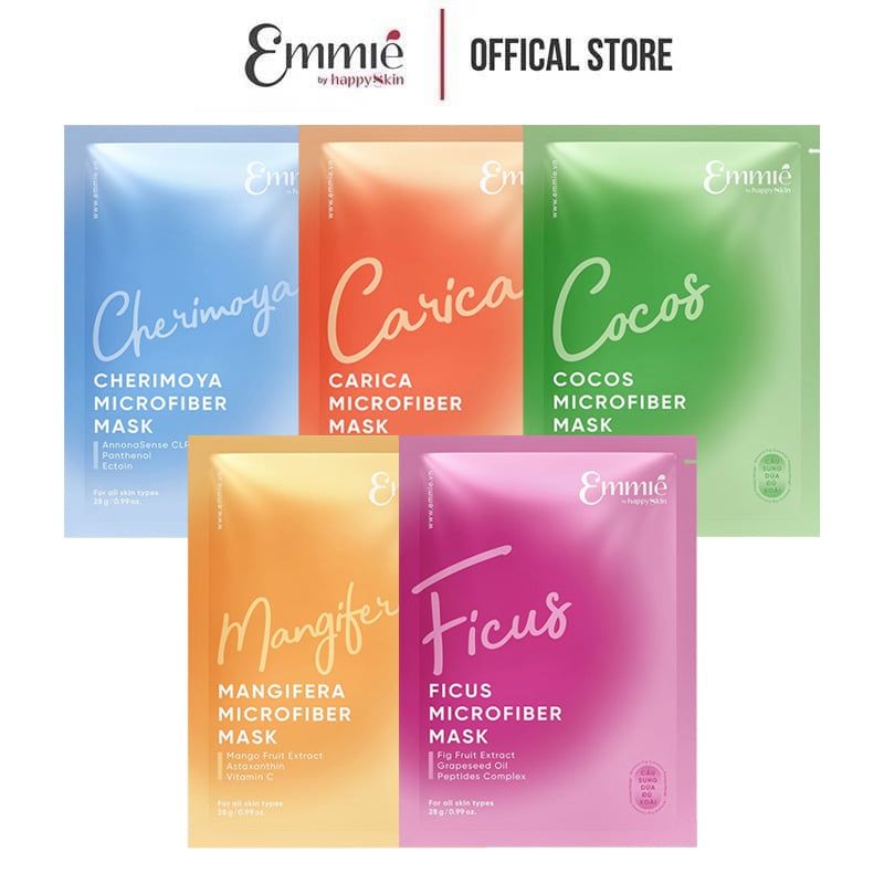 Mặt Nạ Vi Sợi Microfiber Emmié by HappySkin Microfiber Mask 28g