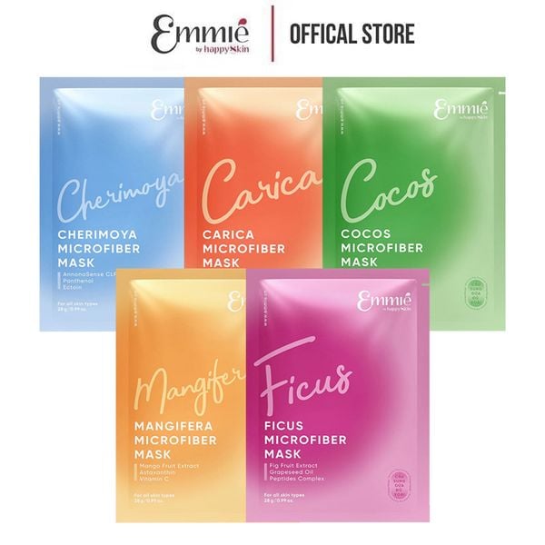  Mặt Nạ Vi Sợi Microfiber Emmié by HappySkin Microfiber Mask 28g 