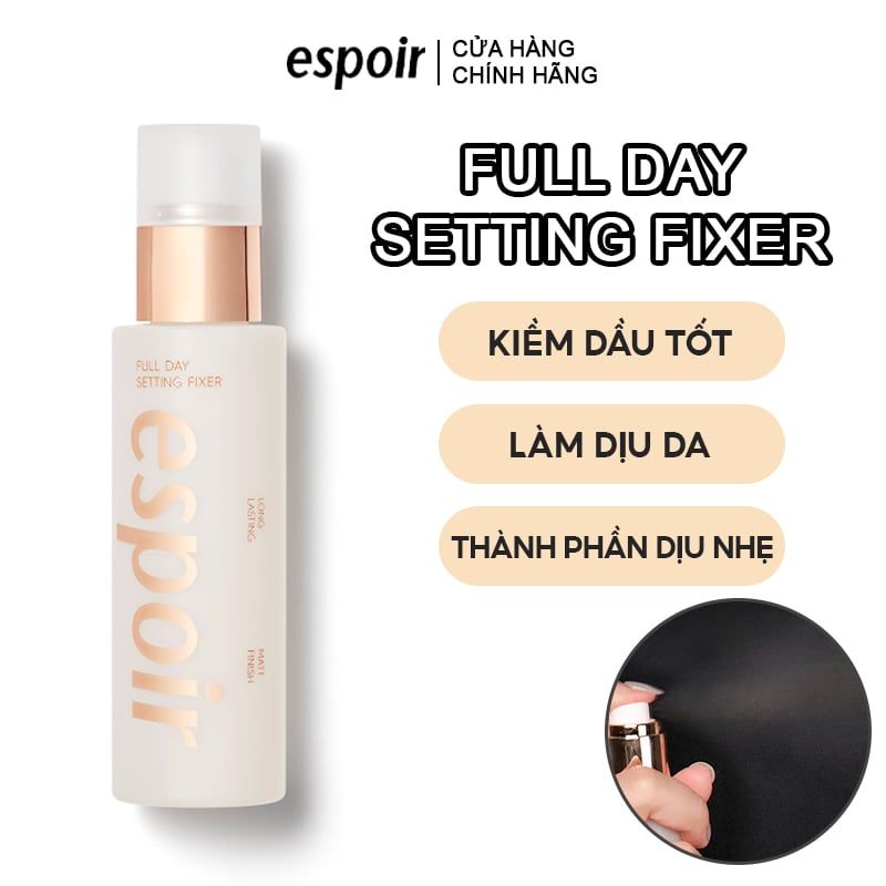 Xịt Khóa Nền Espoir Lâu Trôi Full Day Setting Fixer 100ml
