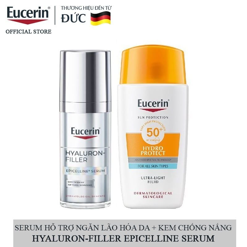 Serum Eucerin Hỗ Trợ Ngăn Lão Hóa Da Hyaluron-Filler Epicelline Serum 30ml
