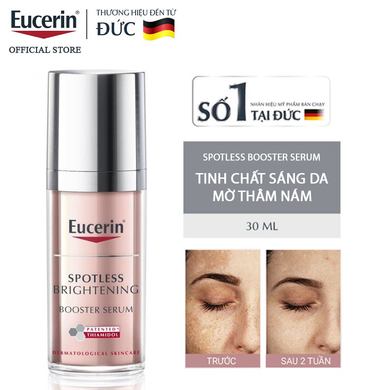 Serum Eucerin Hỗ Trợ Dưỡng Sáng Da, Giảm Thâm Nám Sâu Spotless Brightening Booster Serum 30ml