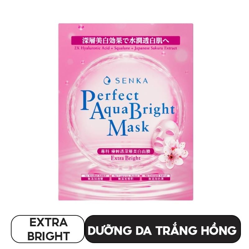 Mặt Nạ Giấy Senka Chăm Sóc Da Perfect Aqua Mask
