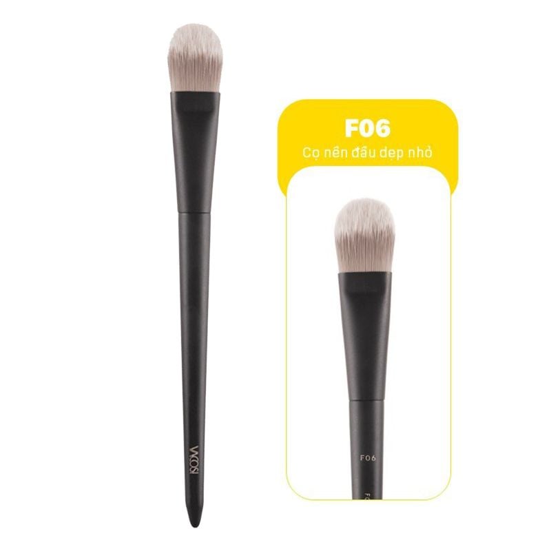 Cọ Tán Nền Đầu Dẹp Bản Nhỏ Vacosi Foundation Brush - F06