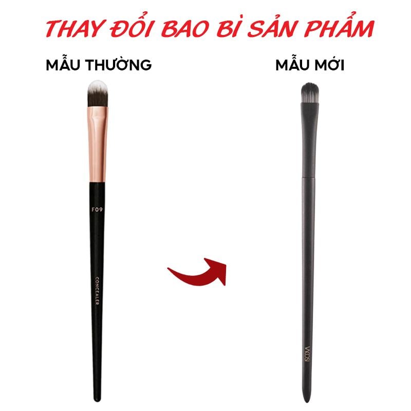 Cọ Che Khuyết Điểm Vacosi Concealer Brush - F09