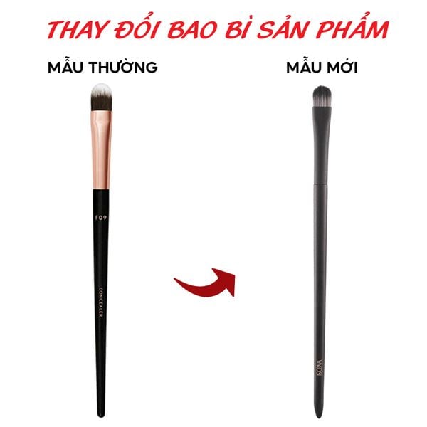  Cọ Che Khuyết Điểm Vacosi Concealer Brush - F09 