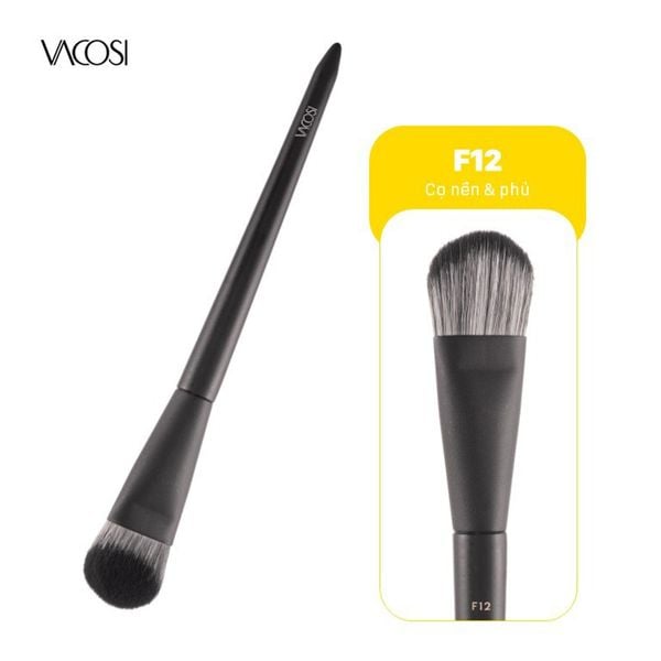  Cọ Tán Nền Vát Xéo Vacosi Finger Foundation Brush - F12 