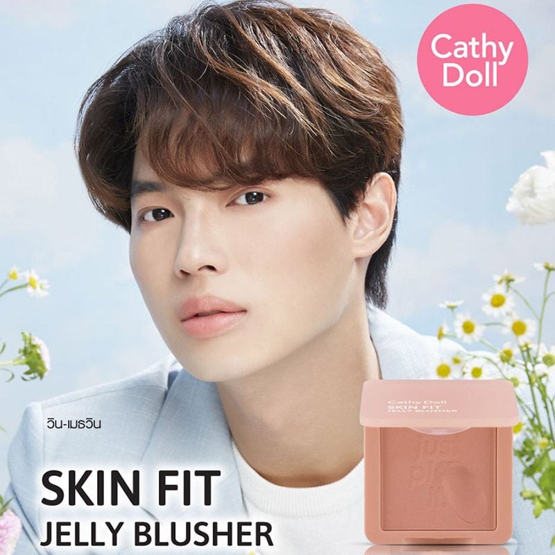 Phấn Má Hồng Dạng Kem Mềm Mịn Cathy Doll Skin Fit Jelly Blusher 6g