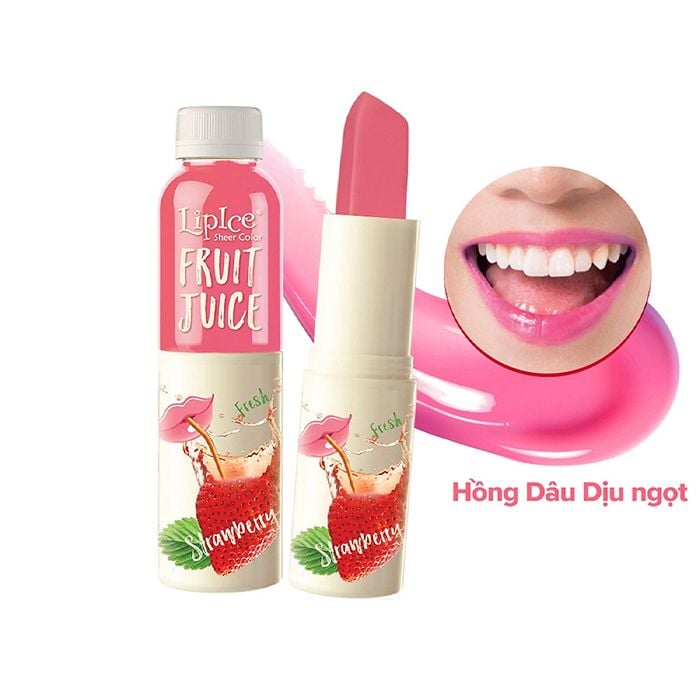 Son Dưỡng Có Màu Chiết Xuất Trái Cây LipIce Sheer Color Fruit Juice 4g