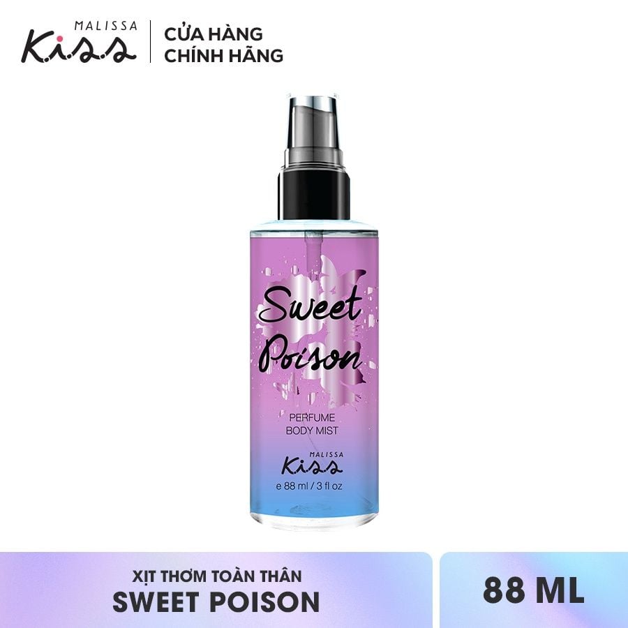 Xịt Thơm Toàn Thân Hương Nước Hoa Malissa Kiss Perfume Mist - Blossom 88ml