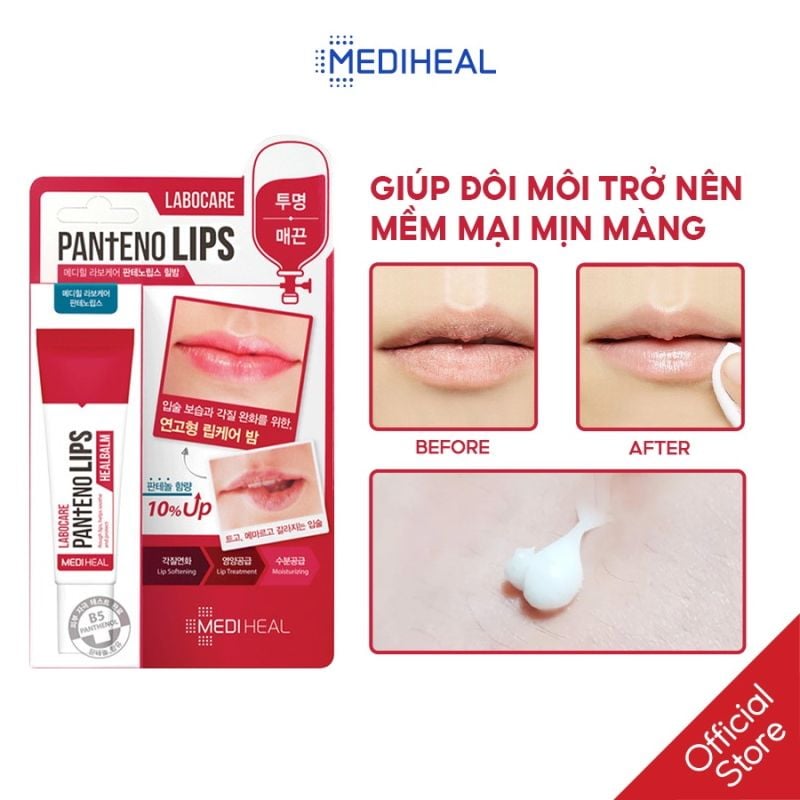 Son Dưỡng Môi Mediheal Labocare Pantenolips Healssence 10ml