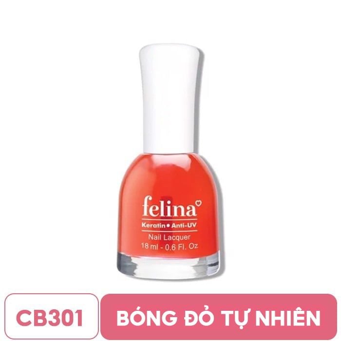 Sơn Móng Tay Lên Màu Chuẩn, Nuôi Dưỡng Móng, Màu Sắc Đa Dạng Felina Nail Lacquer 18ml