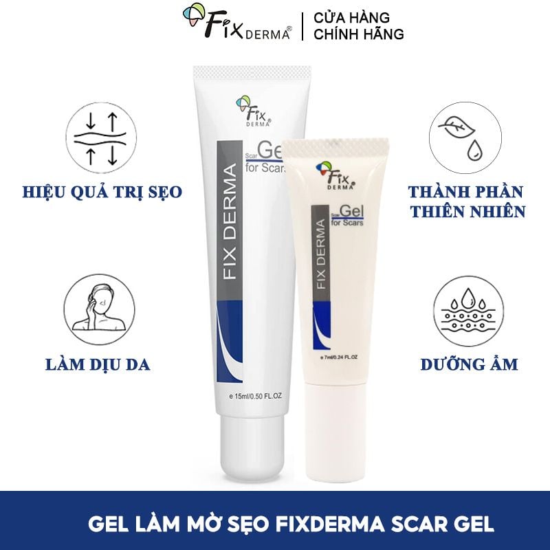 Gel Làm Mờ Sẹo FIXDERMA Scar Gel 15ml