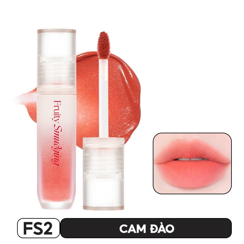 Son Kem Lì Mịn Mượt Merzy Fruity Smudging Velvet Tint 3.5g