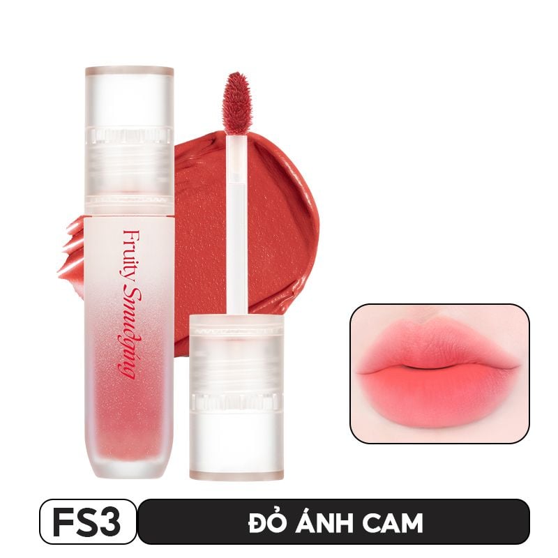 Son Kem Lì Mịn Mượt Merzy Fruity Smudging Velvet Tint 3.5g