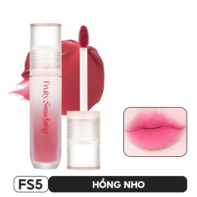 Son Kem Lì Mịn Mượt Merzy Fruity Smudging Velvet Tint 3.5g
