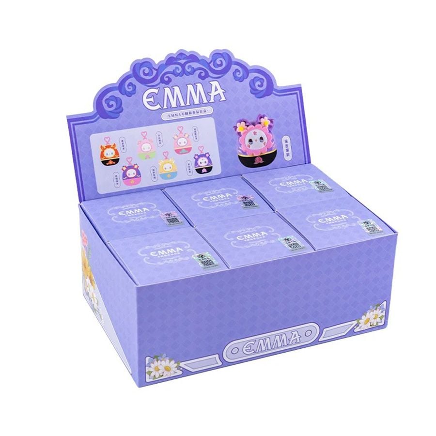 Móc Khóa Gấu Bông Túi Thơm Lucky Emma Tumbler Fragrance Keychain Blind Box - EM26001