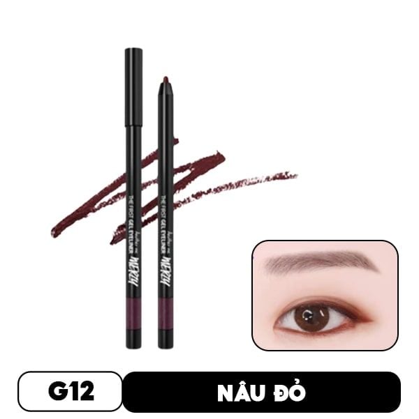 [Màu 1-14] Chì Kẻ Mắt Dạng Gel Lâu Trôi Merzy The First Gel Eyeliner 0.5g