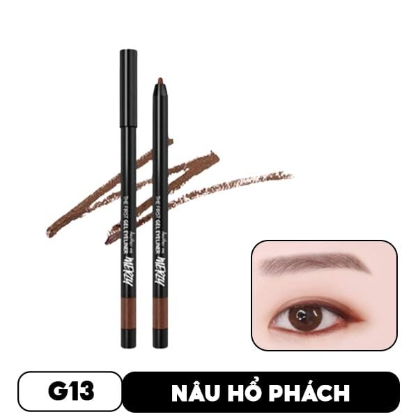 [Màu 1-14] Chì Kẻ Mắt Dạng Gel Lâu Trôi Merzy The First Gel Eyeliner 0.5g