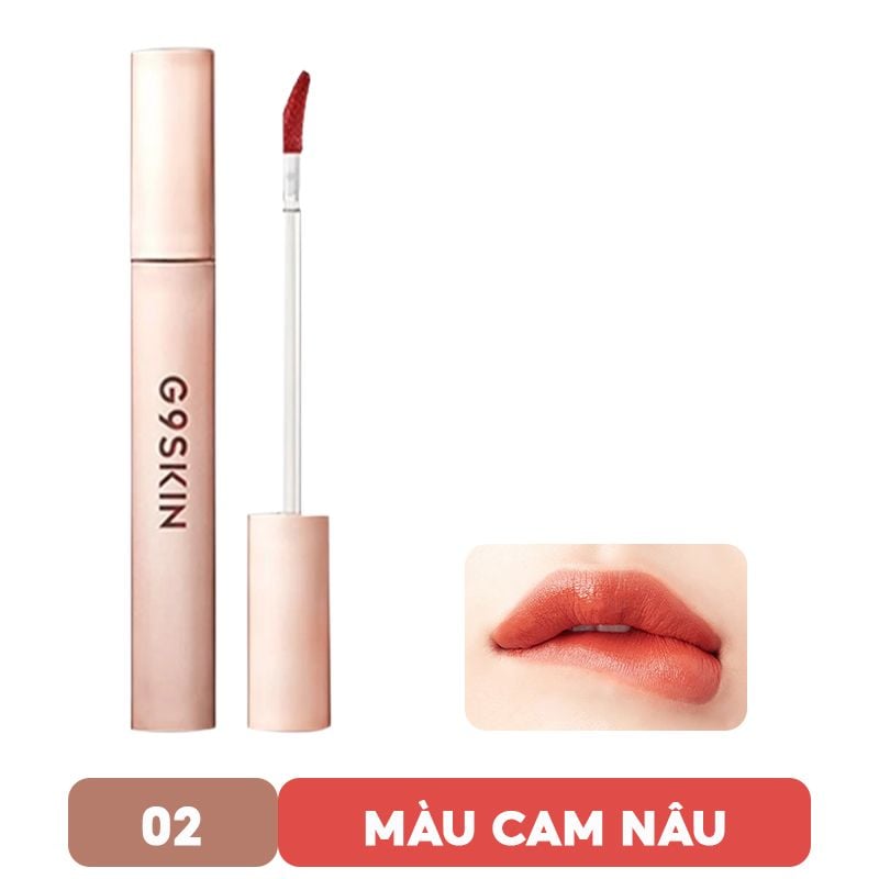 [Màu 1-6] Son Kem Lì, Siêu Mịn Mượt, Lên Màu Chuẩn G9Skin First V-Fit Velvet Tint