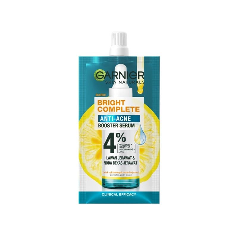 Serum Garnier Tinh Chất Dưỡng Sáng Da, Mờ Thâm Nám Garnier Skin Naturals Bright Complete Anti - Acne Booster Serum 30ml