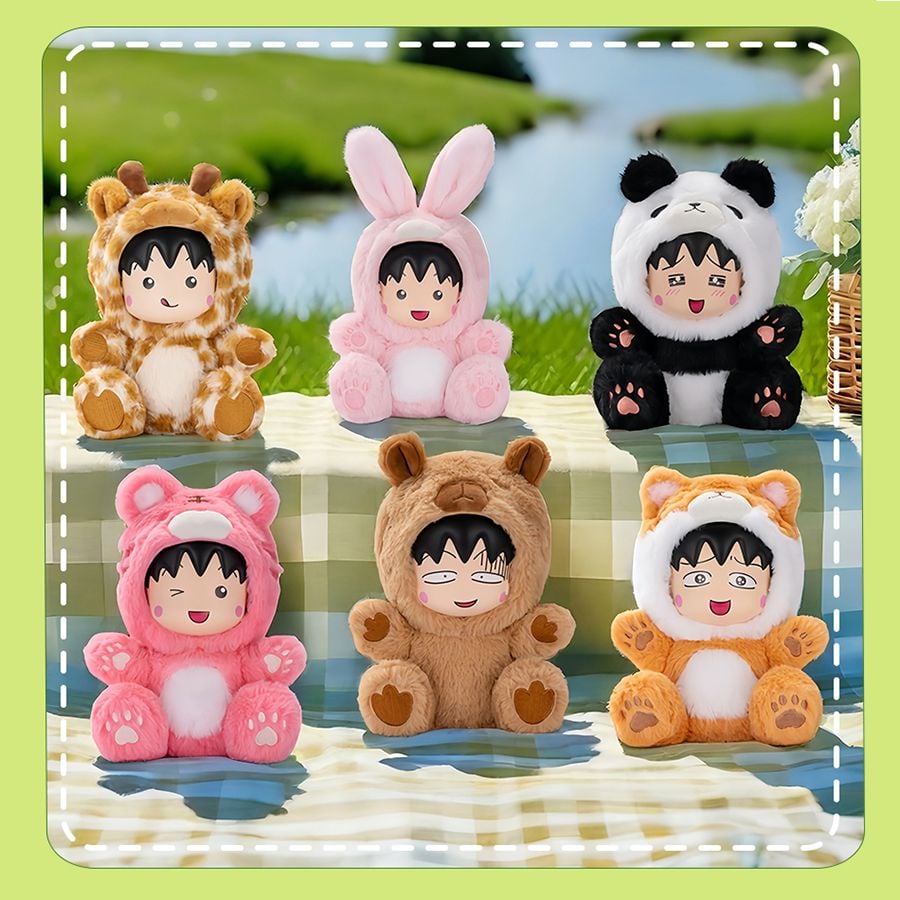 Mô Hình Đồ Chơi Búp Bê Chibi Maruko-chan Cosplay Party Series Plush Blind Box - WMR-0001