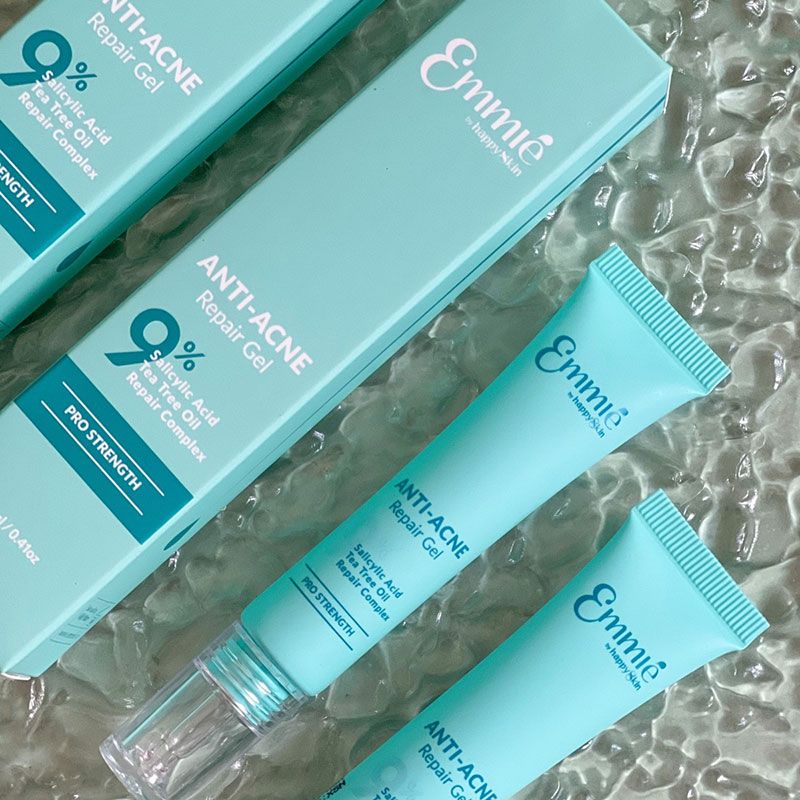Gel Giảm Mụn Emmié By HappySkin 3 Tác Động Anti-Acne Repair Gel 12ml