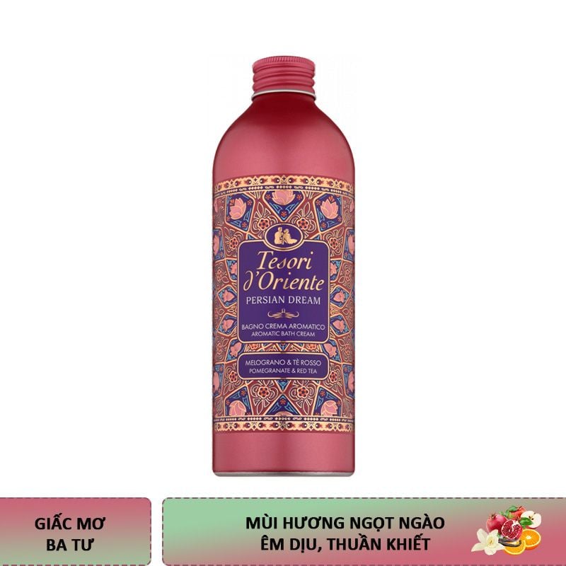 Sữa Tắm Tesori d'Oriente Hương Nước Hoa Ý Nhiều Mùi Aromatic Bath Cream