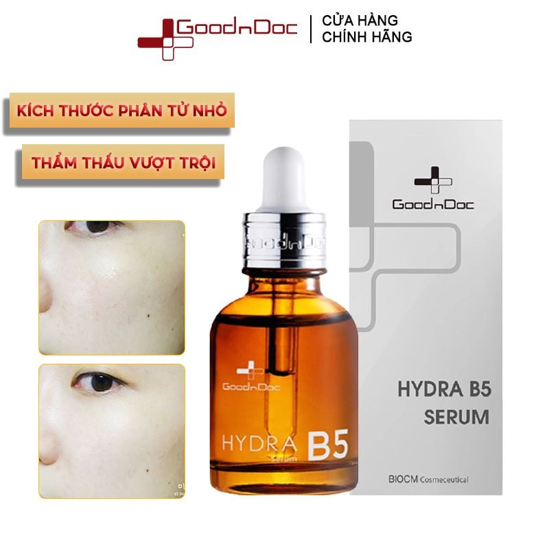 Serum GoodnDoc Tinh Chất Dưỡng Sáng Da, Cấp Ẩm GoodnDoc Hydrat B5 Serum 30ml