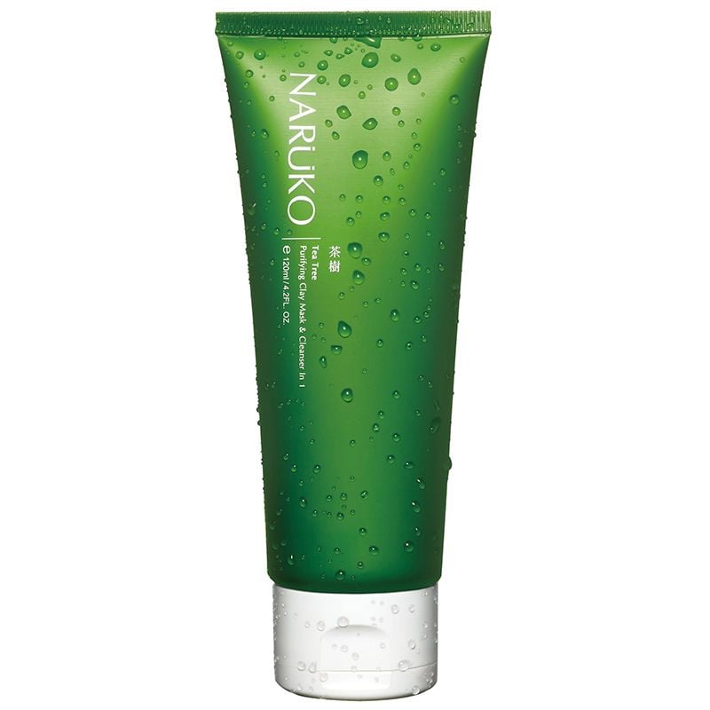 Sữa Rửa Mặt Bùn Chiết Xuất Tràm Trà Naruko Tea Tree Purifying Clay Mask & Cleanser In 1 120g