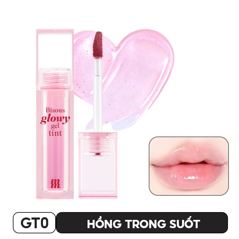 Son Bóng Pha Lê Căng Mọng, Bền Màu Merzy Bisous Glowy Gel Tint