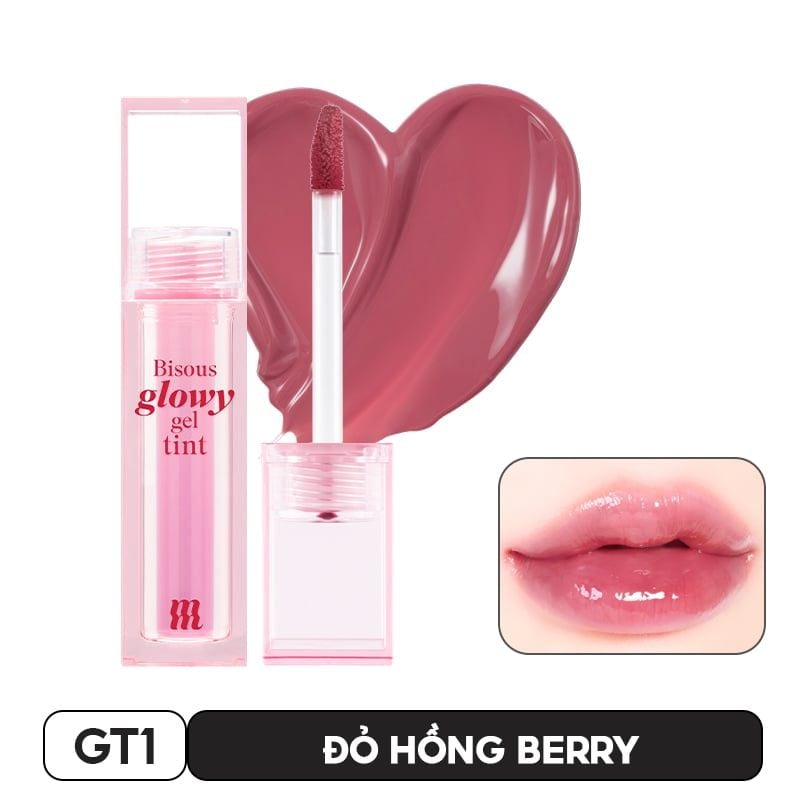 Son Bóng Pha Lê Căng Mọng, Bền Màu Merzy Bisous Glowy Gel Tint