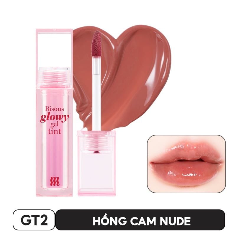 Son Bóng Pha Lê Căng Mọng, Bền Màu Merzy Bisous Glowy Gel Tint