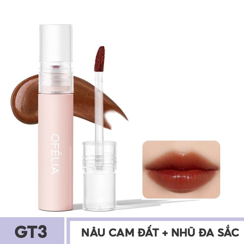 Son Tint Bóng, Lâu Trôi Cho Đôi Môi Căng Mọng Ofélia Lolli Glow Tint 3.9g