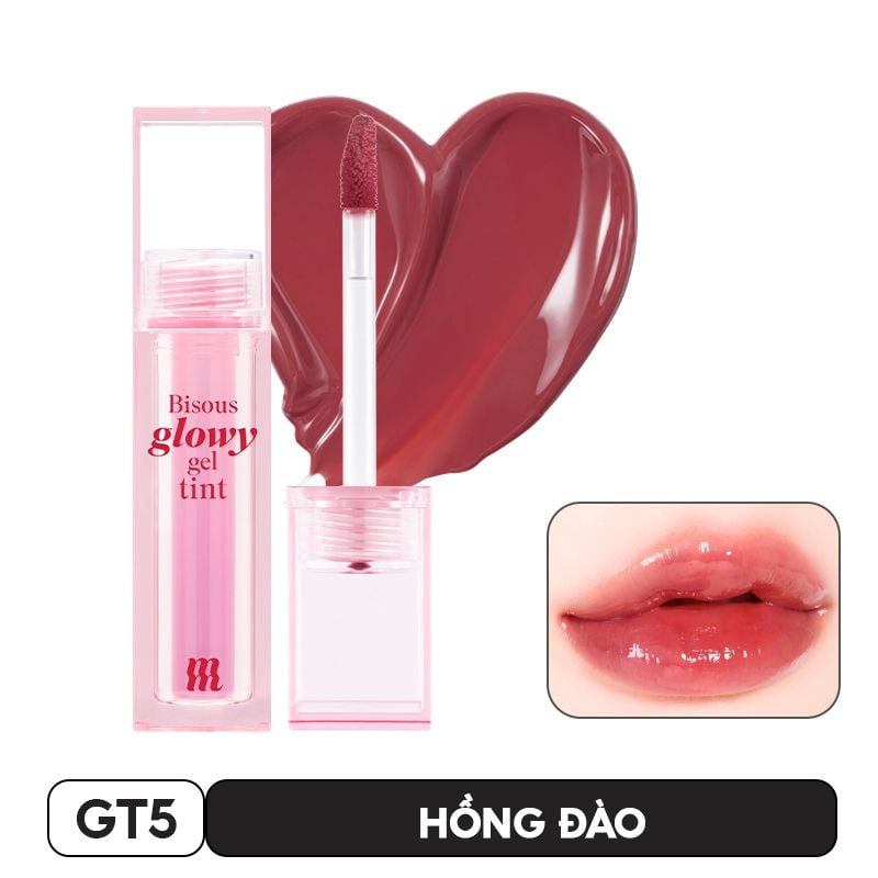 Son Bóng Pha Lê Căng Mọng, Bền Màu Merzy Bisous Glowy Gel Tint