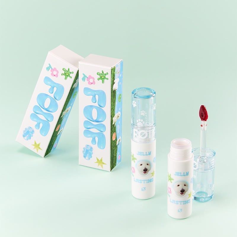 [New][Teddy Collection] Son Tint Bóng FOIF Thuần Chay, Ẩm Mịn, Căng Bóng Jelly Lasting Tint 3g