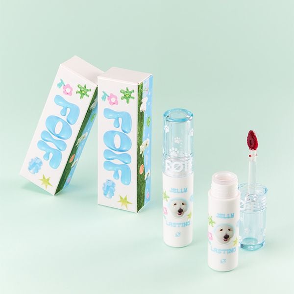  [Teddy Collection] Son Tint Bóng FOIF Thuần Chay, Ẩm Mịn, Căng Bóng Jelly Lasting Tint 3g 