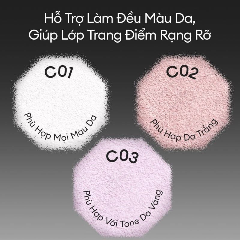 Phấn Phủ Dạng Bột Siêu Mịn Lâu Trôi Colorkey Lasting Naturally-occurring Loose Powder 8g