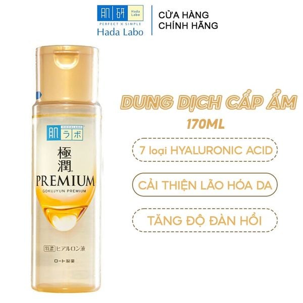  Dung Dịch Dưỡng Ẩm Tối Ưu Hada Labo Premium Gokujyun Lotion 170ml 