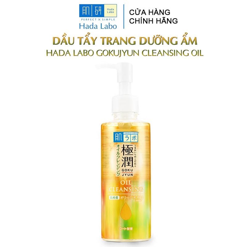 Dầu Tẩy Trang Hada Labo Dưỡng Ẩm Gokujyun Oil Cleansing 200ml