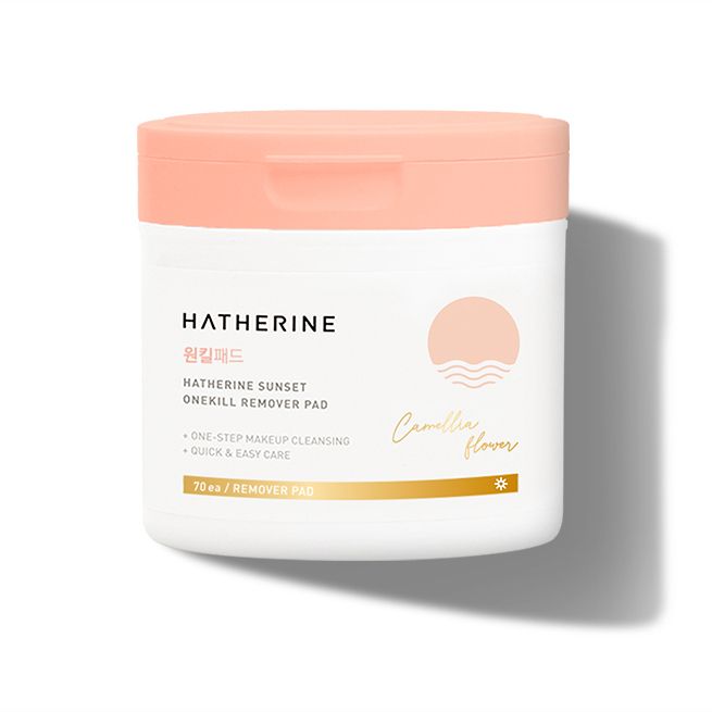 Bông Tẩy Trang Dịu Nhẹ Hatherine Sunset Onekill Remover Pad - 70 miếng