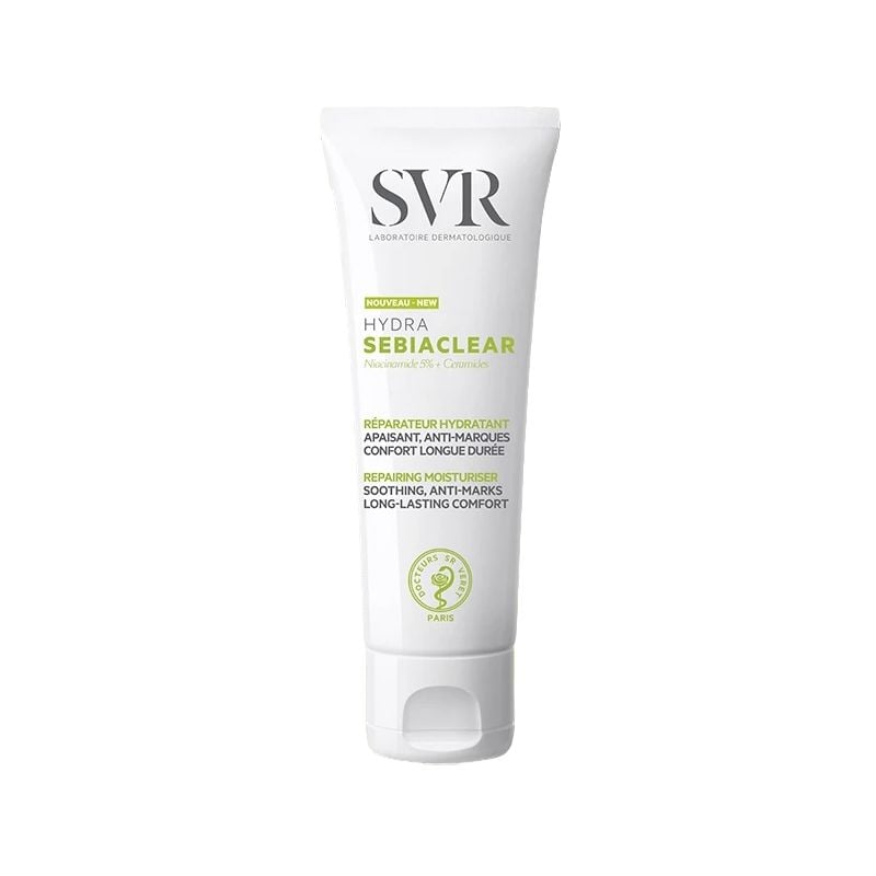Kem Dưỡng Ẩm, Hỗ Trợ Giảm Thâm Mụn Cho Da Dầu SVR Sebiaclear Hydra 40ml