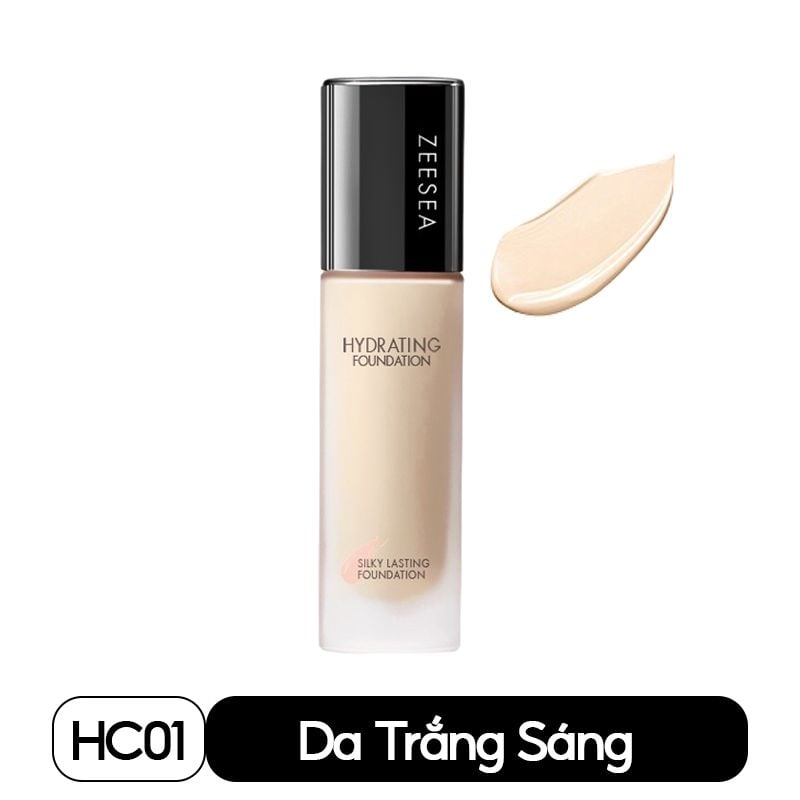 Kem Nền Kiềm Dầu, Che Khuyết Điểm Tốt Lâu Trôi Zeesea Silky Lasting Foundation 30g