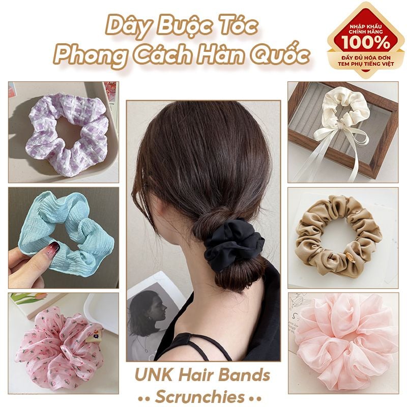 [NHẬP KHẨU] Dây Buộc Tóc Xinh Xắn, Thời Trang, Họa Tiết Dễ Thương, Phong Cách Hàn Quốc TOOLA Hair Bands Scrunchies