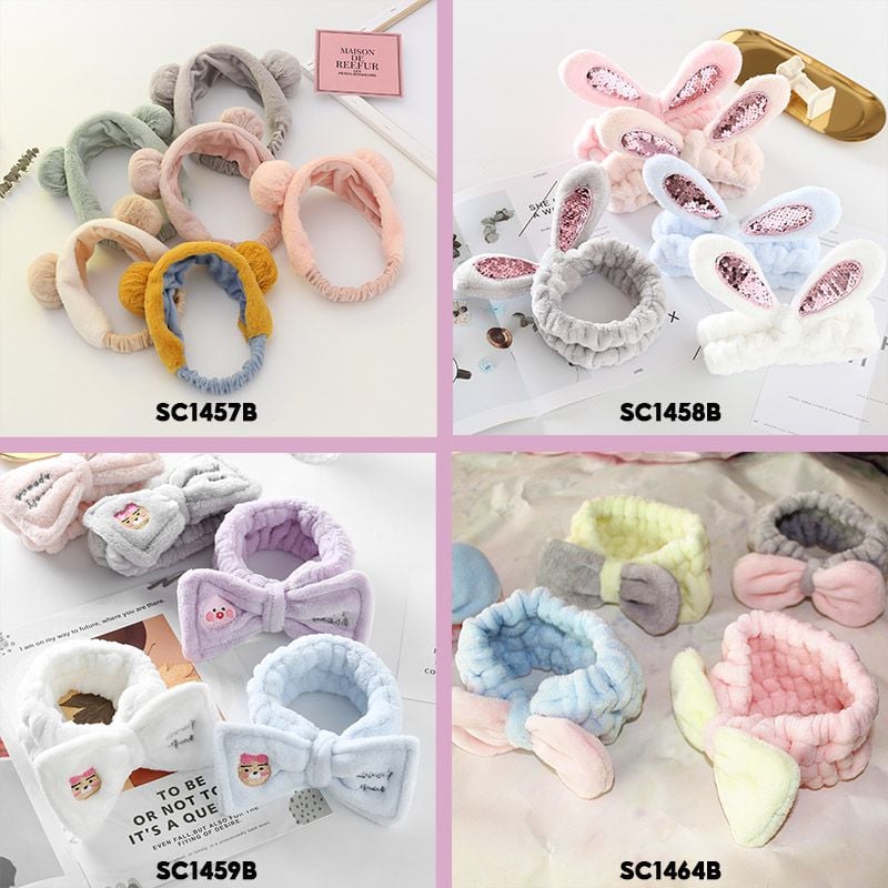 [NHẬP KHẨU] Băng Đô Thời Trang Họa Tiết Xinh Xắn Phong Cách Hàn Quốc TOOLA Hair Holder Headband