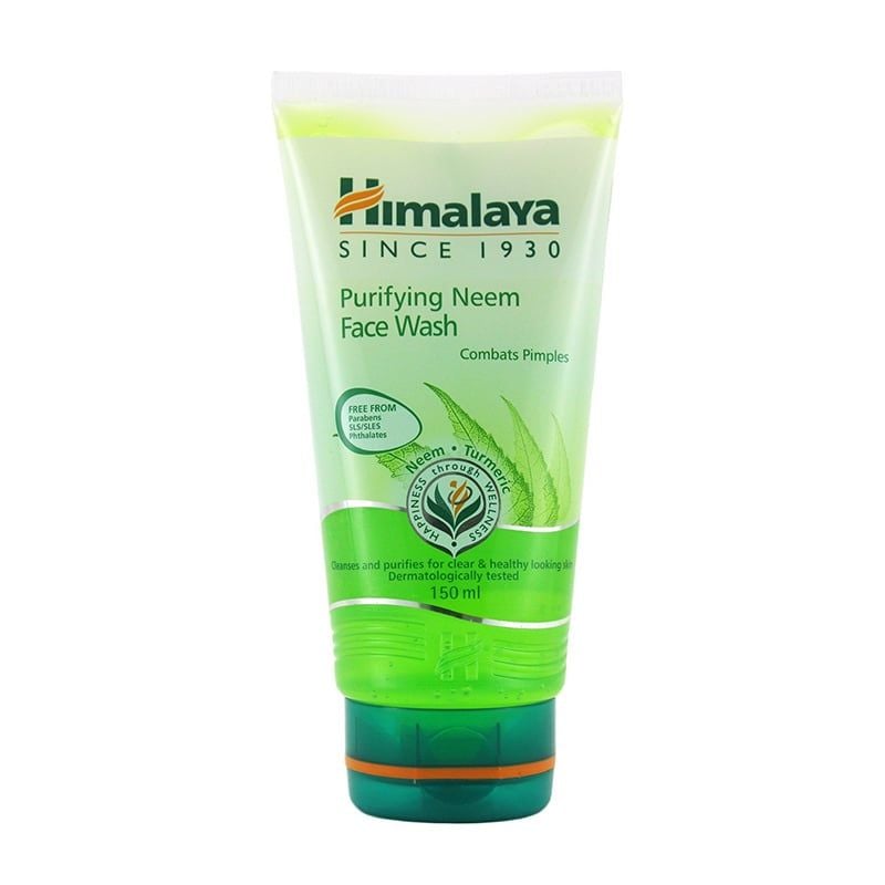 Sữa Rửa Mặt Dạng Gel Hỗ Trợ Giảm Mụn Chiết Xuất Lá Neem Himalaya Purifying Neem Face Wash