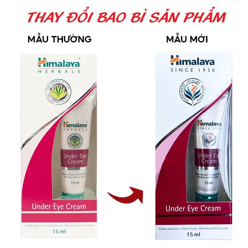 Kem Dưỡng Mắt Hỗ Trợ Mờ Quầng Thâm, Cải Thiện Bọng Mắt Himalaya Under Eye Cream 15ml