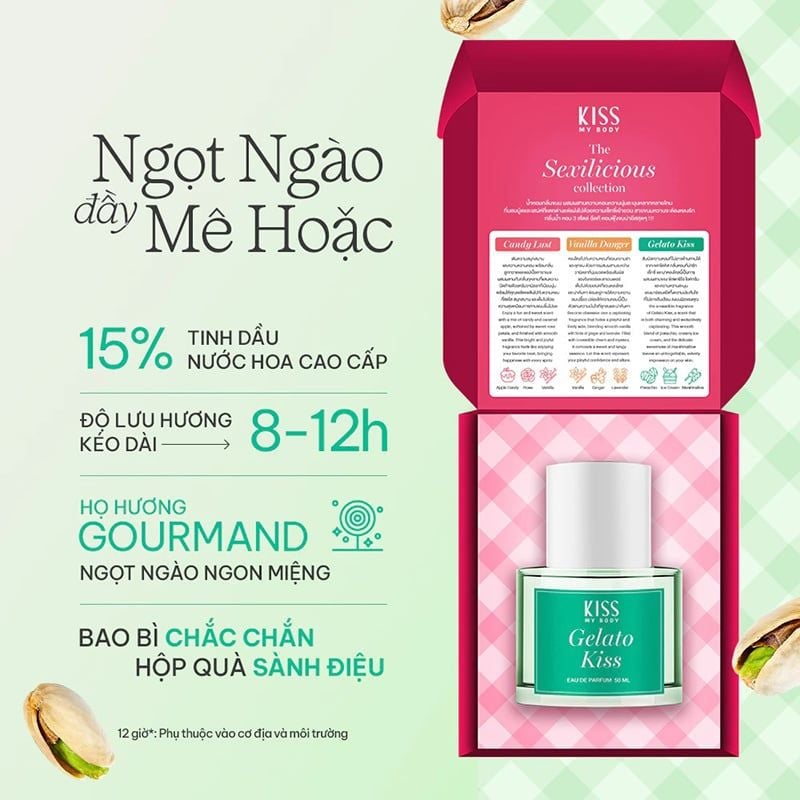 Nước Hoa Nữ Kiss My Body Eau De Parfum 50ml