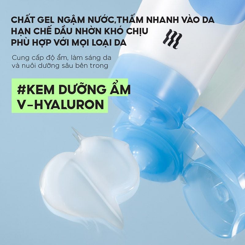 Kem Dưỡng Cấp Nước, Dưỡng Ẩm Sâu Cho Da By Merzy V-Hyaluronic Acid Moisture Cream 100ml